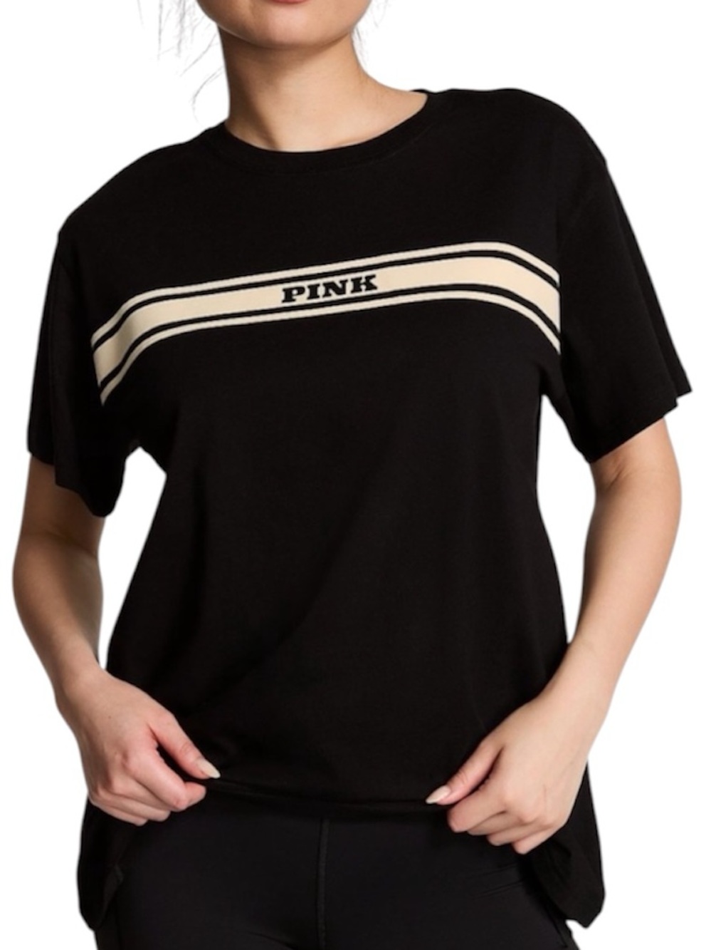 PINK Oversized Campus Tee